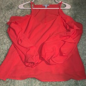 Pink/orange boutique blouse